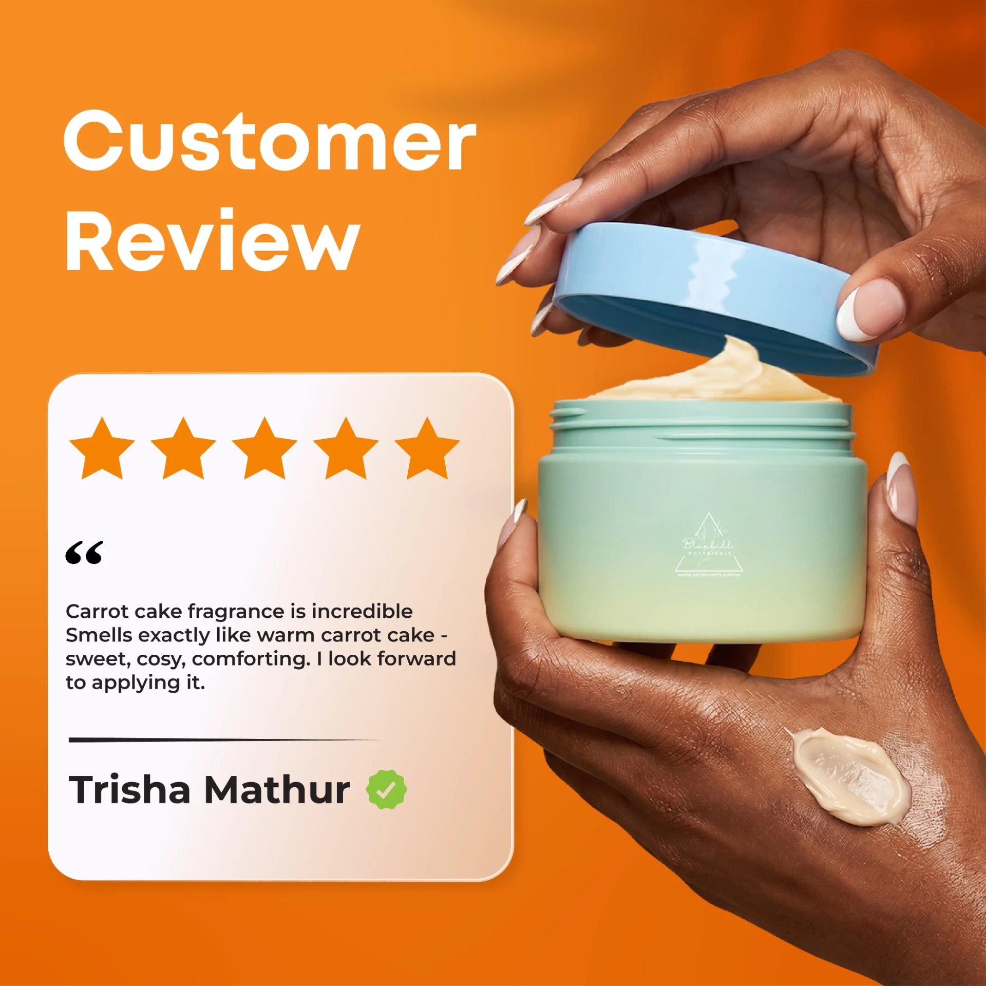 Carrot Cake Body Butter — Deep Moisture, Soft Skin & Daily Comfort | Bluehill Botanicals
