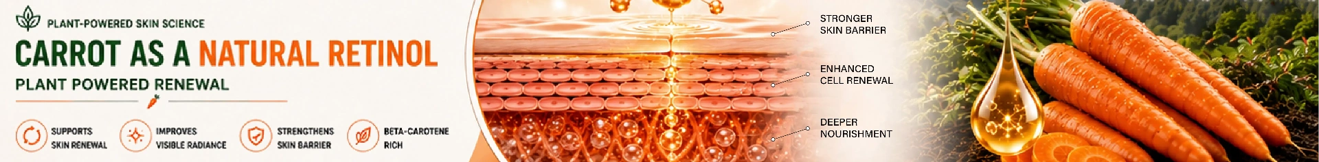 Natural Retinol β plant-powered renewal