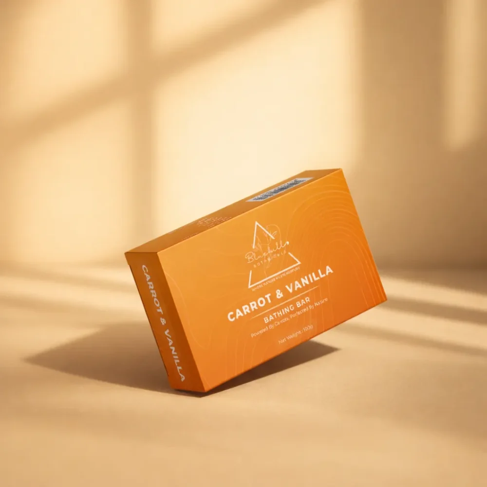 Carrot & Vanilla Bath Soap for Moisturised, Comfortable Skin ( Family Pack of 3)