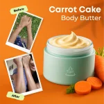 Carrot Cake Body Butter for Deep Moisture, Soft Skin & Daily Comfort with Carrot & Shea Butter